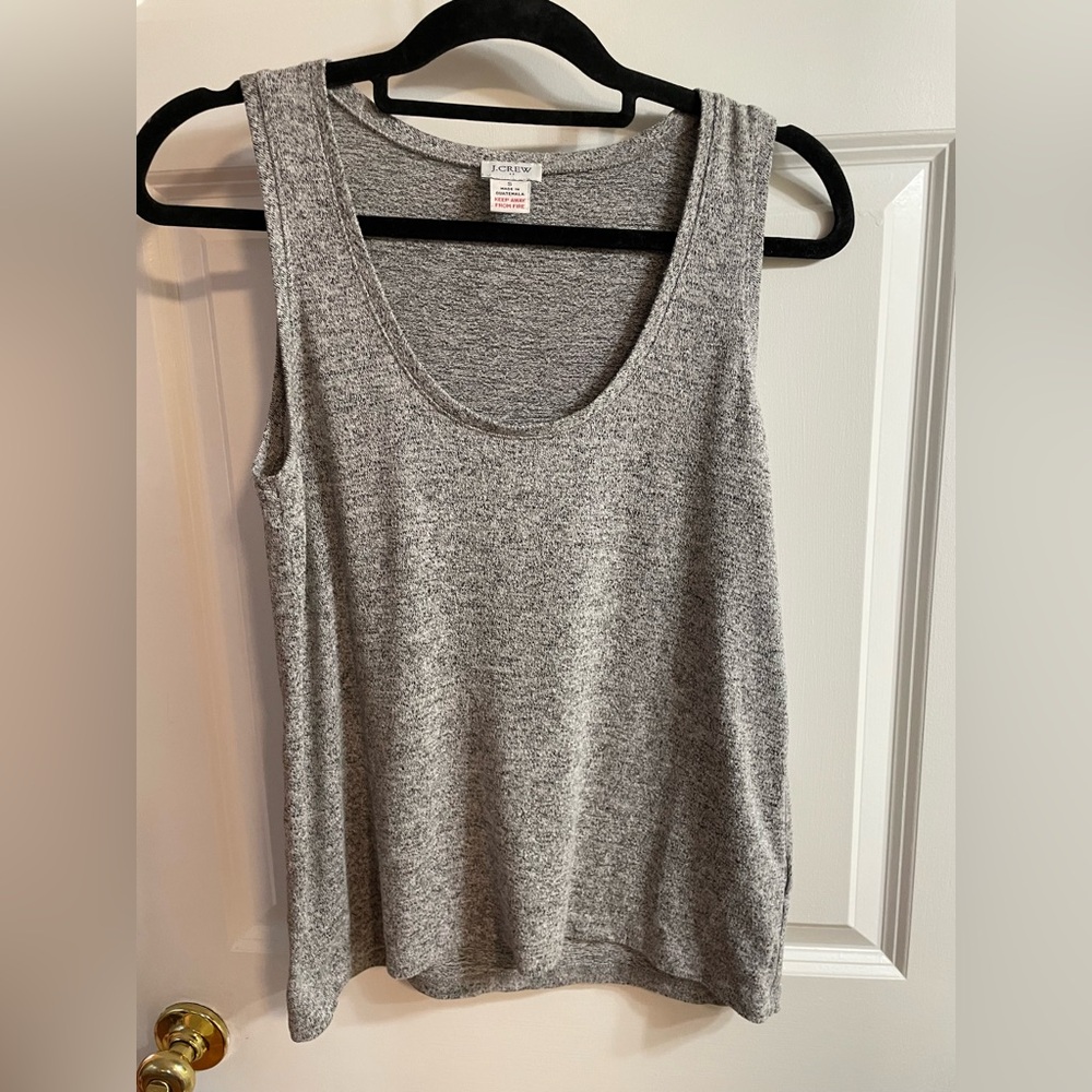 J.Crew Heather Gray Soft Knit Tank Top — Size S